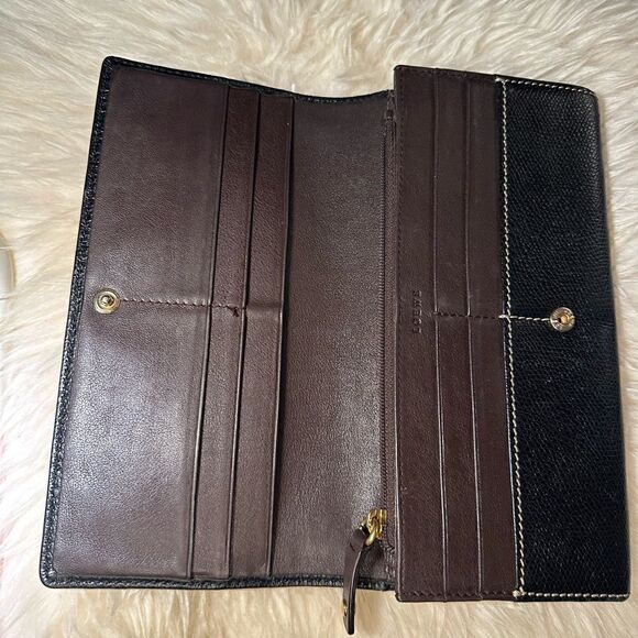 LOEWE Long Wallet espresso brown Leather - Picture 5 of 8